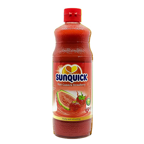 Pink Guava & Strawberry Fruit Drink Concentrate