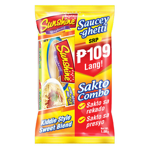 Saucy-ghetti Spaghetti with Kiddie Style Sweet Sauce