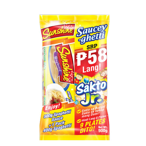 Saucy-ghetti Spaghetti with Sauce Sakto Jr