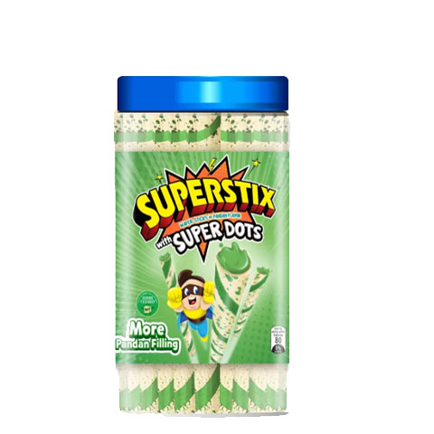 Wafer Sticks Super Dots Pandan