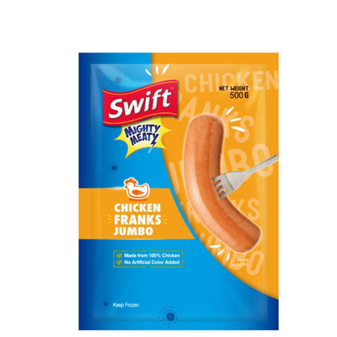 Mighty Meaty Chicken Franks Classic Jumbo