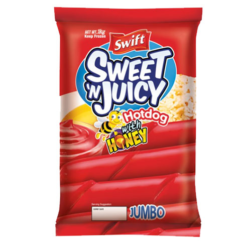 Sweet n Juicy Jumbo Hotdog with Honey
