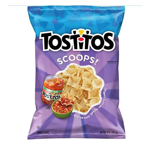 Tortilla Chips White Corn Scoops