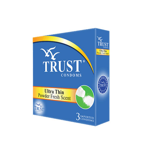 Condom Ultra Thin Powder Fresh Scent