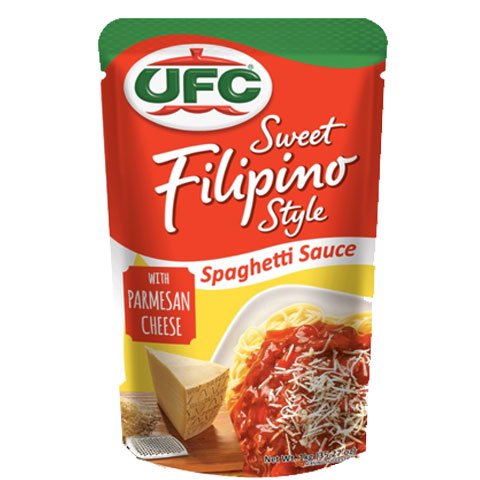 Spaghetti Sauce with Parmesan Cheese Sweet Filipino Style