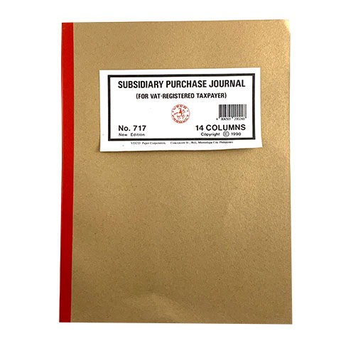 Subsidiary Purchase Journal 14 Columns