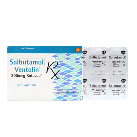 Salbutamol Anti-Asthma 200 mcg Rotacap
