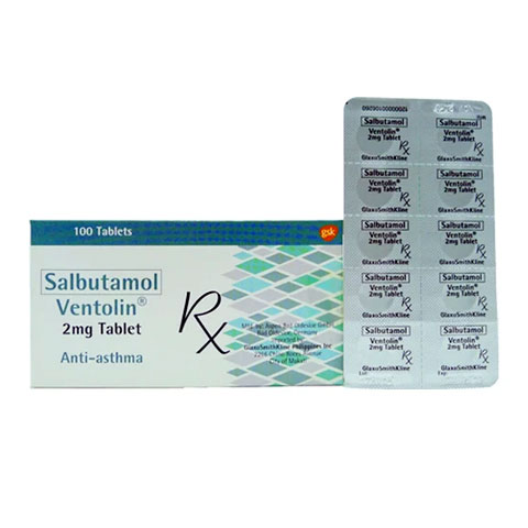 Salbutamol Anti-Asthma 2mg Tablet