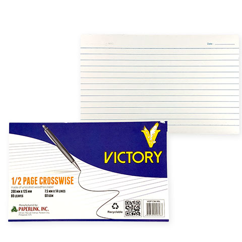 Pad Paper 1/2 Crosswise 200x125mm