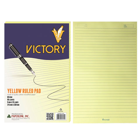 Yellow Ruled Pad 215x330mm