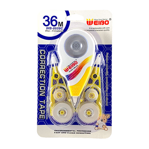 Correction Tape Refillable with 2 Refill 36m x 5mm