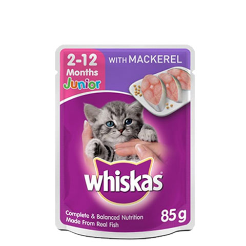 Cat Food Mackerel Junior 2-12 Months
