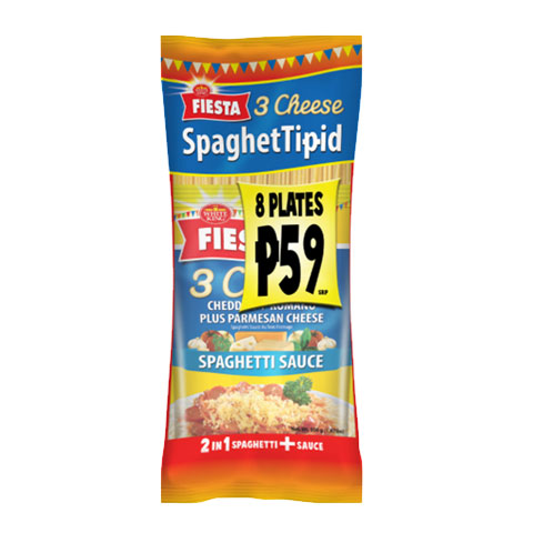 Fiesta SpaghetTipid 3 Cheese Spaghetti and Sauce