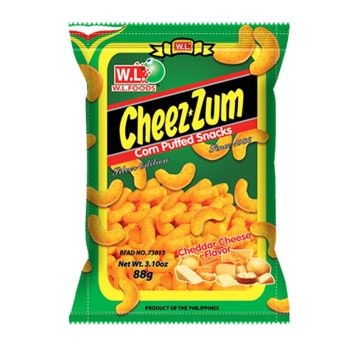 Cheez-Zum Corn Puffed Snack Cheddar Cheese