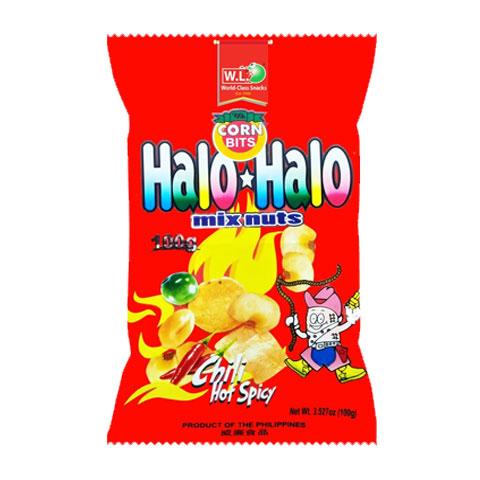 Halo Halo Mix Nuts Chili Hot Spicy