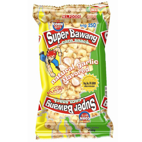Super Bawang Corn Snack Natural Garlic