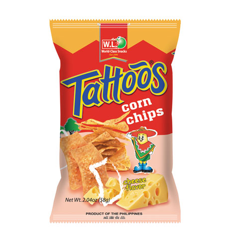 Tattoos Corn chip Cheese