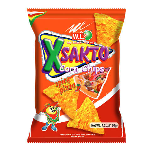 Xsakto Corn Chips Spicy Pizza