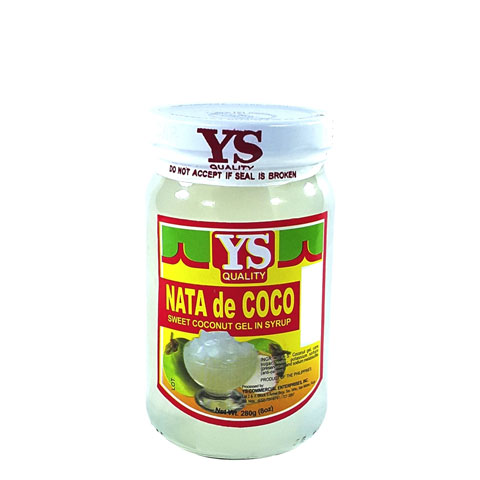 Nata de Coco Sweet Coconut Gel in Syrup White