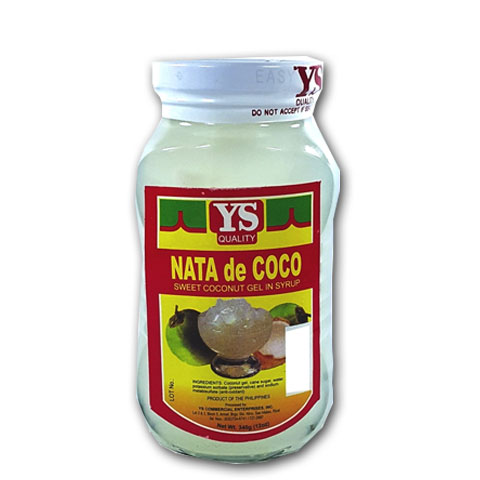 Nata de Coco Sweet Coconut Gel in Syrup White
