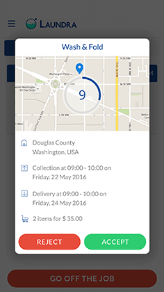 roadyo driver app home screen
