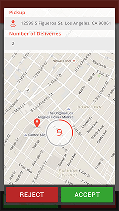roadyo driver app home screen