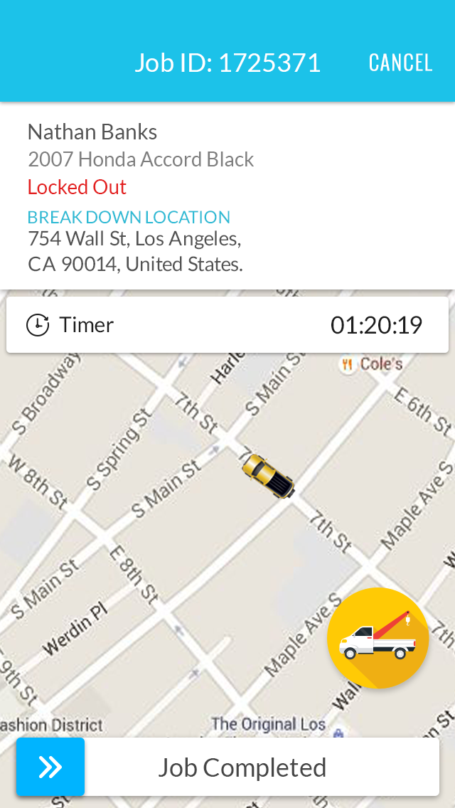 roadyo driver app receipt