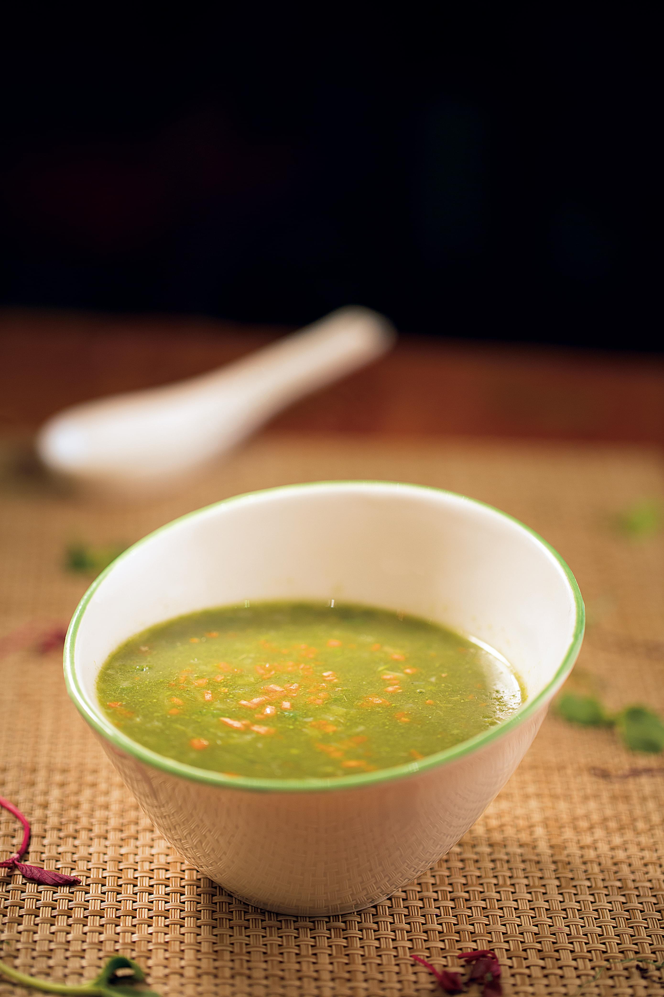 Lemon Coriander Soup Vegetable