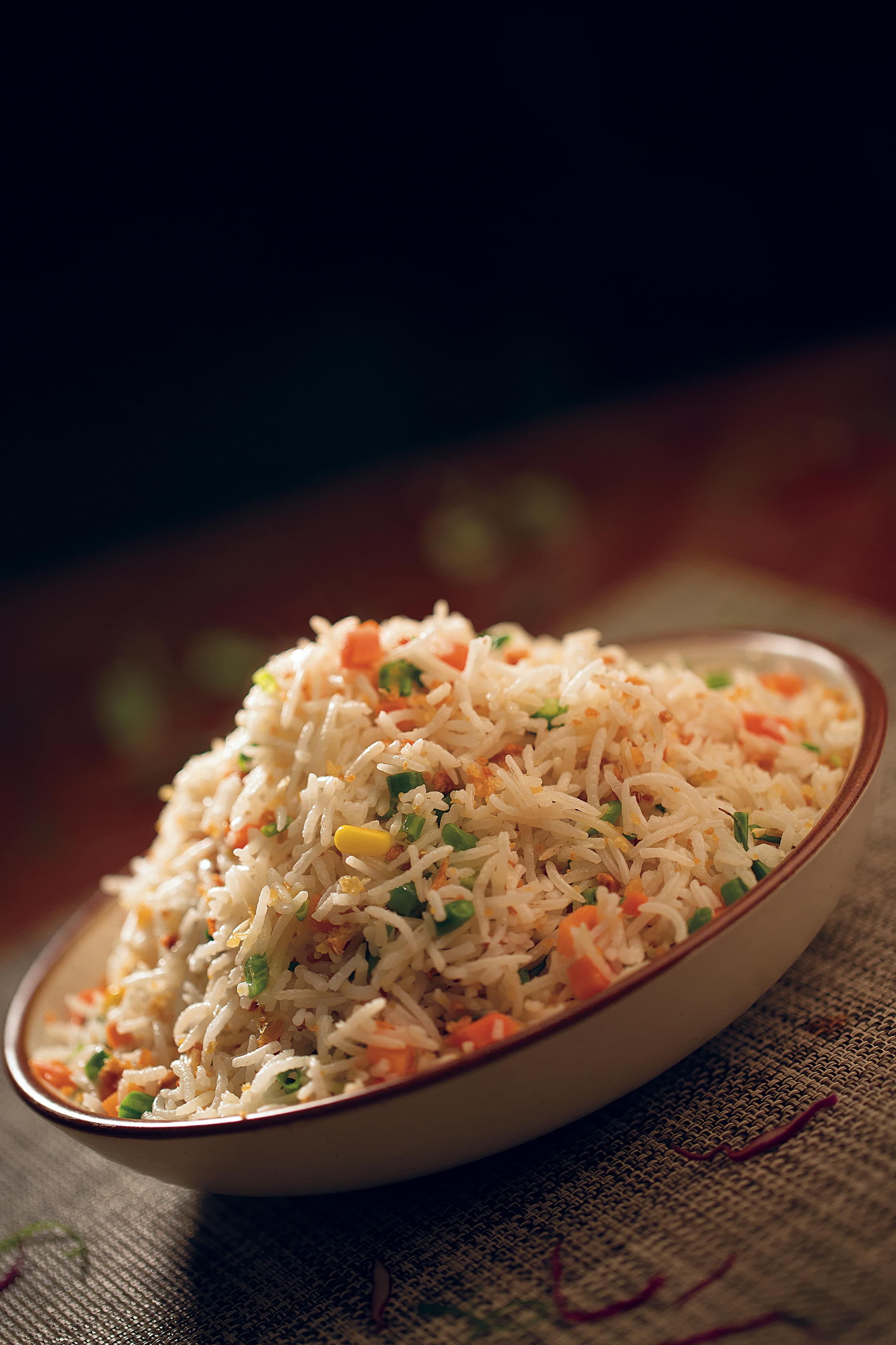 Burnt Garlic Fried Rice Veg