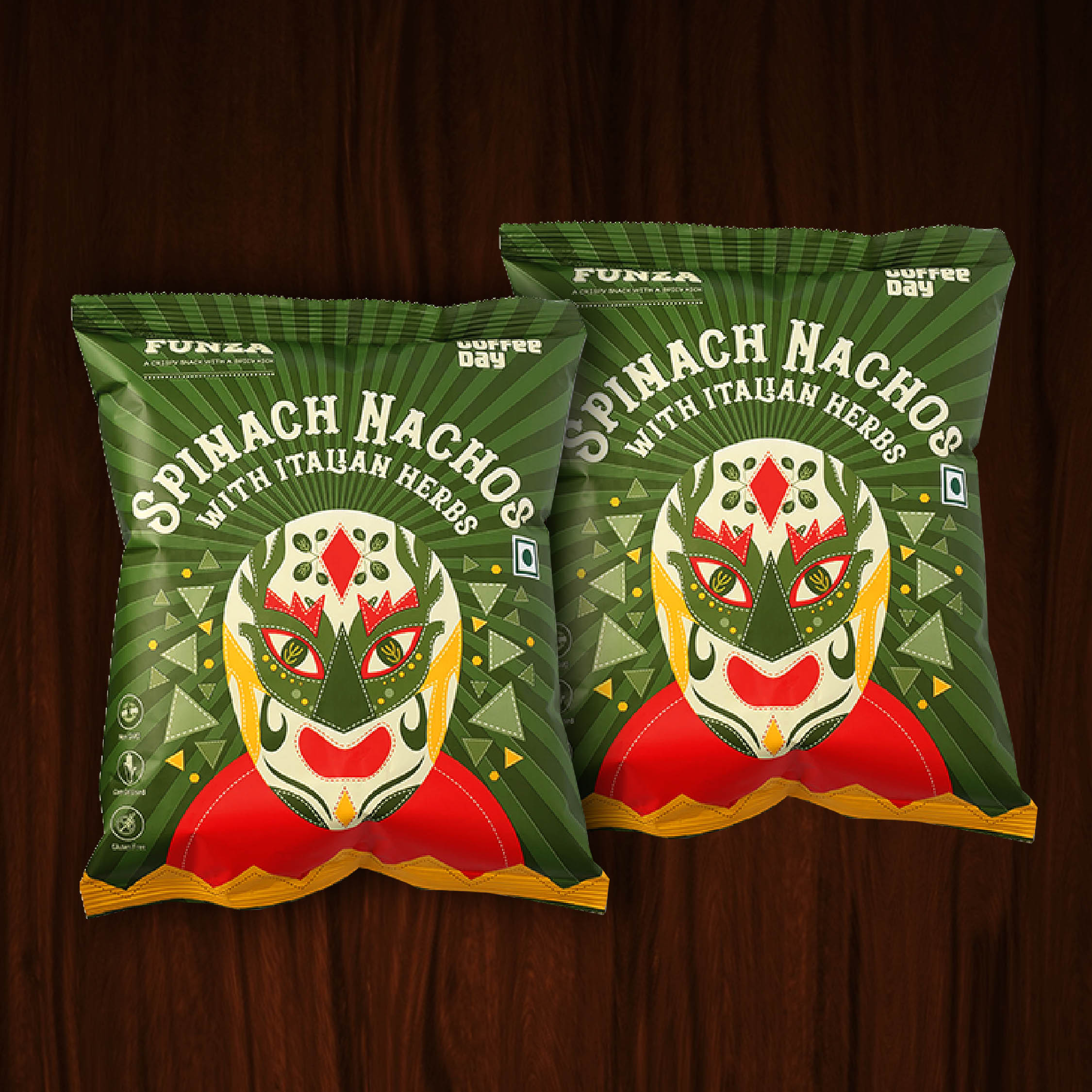 Spinach Nachos Twin Pack (40gm Each)