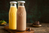 Chocolate Shake + Mango Shake