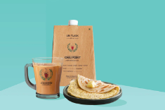 Anda Parantha + Ajwain Saunf Chai Uniflask