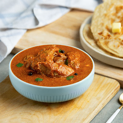 Darbari Chicken & Peppy Paratha In Wheat Flour (Atta)