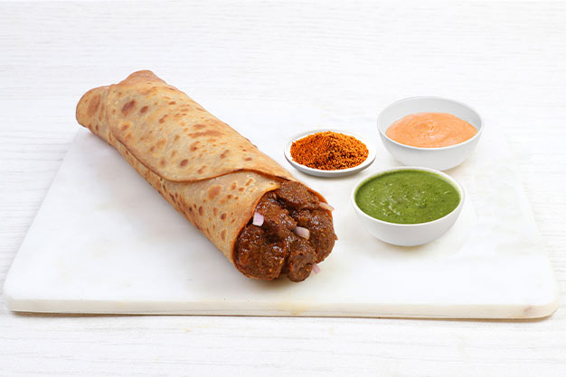 Mutton Bhuna Roll