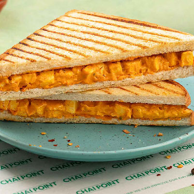 Grilled Paneer Tikka Sandwich