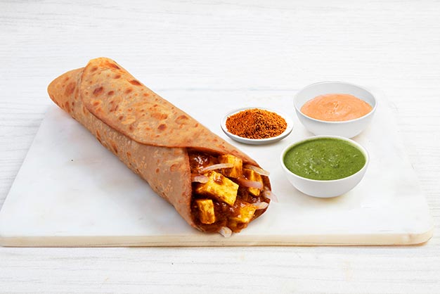 Bhuna Paneer Roll