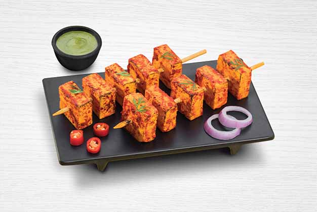 Peri Peri Smoky Paneer Tikka [10 Pcs]