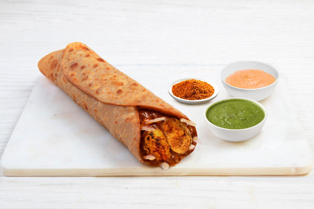Aloo Bhuna Masala Roll
