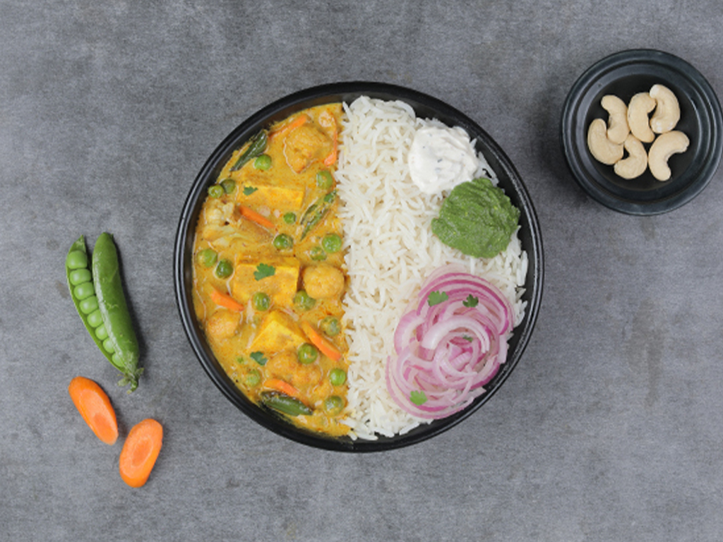 Patiala Subz Kadhai [Steamed Rice] Bowl results in Rammurthy Nagar