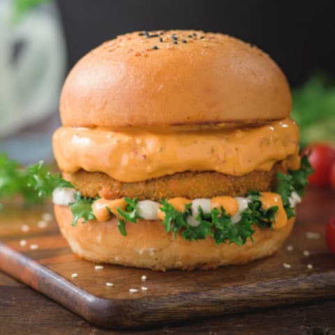 Peri-Peri Veg Burger