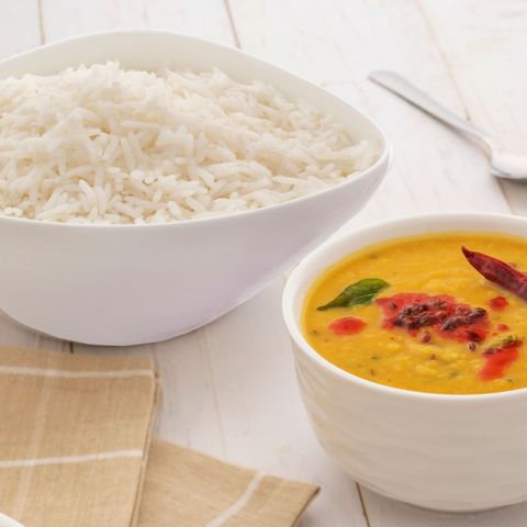 Dal Tadka With Rice