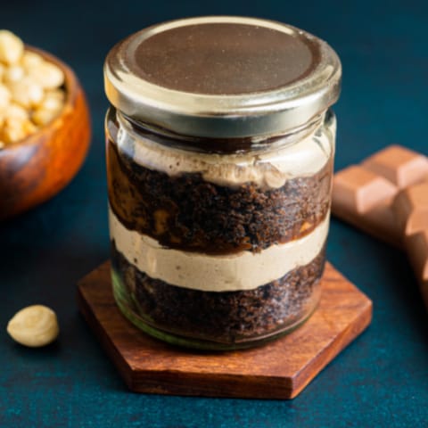 Chocolate Hazelnut Crumble Jar