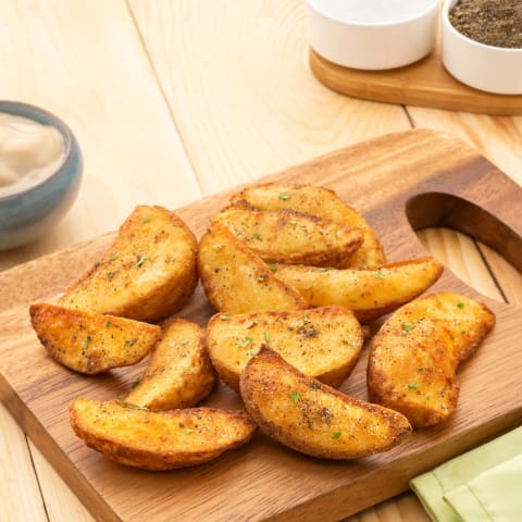 Potato Wedges With Dip