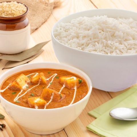 Paneer Butter Masala With Rice