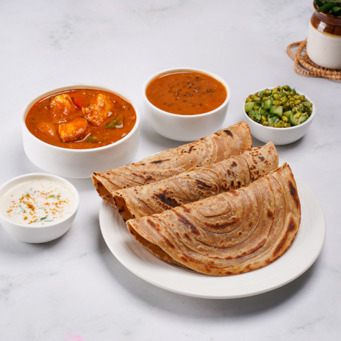 Kadhai chicken fit thali