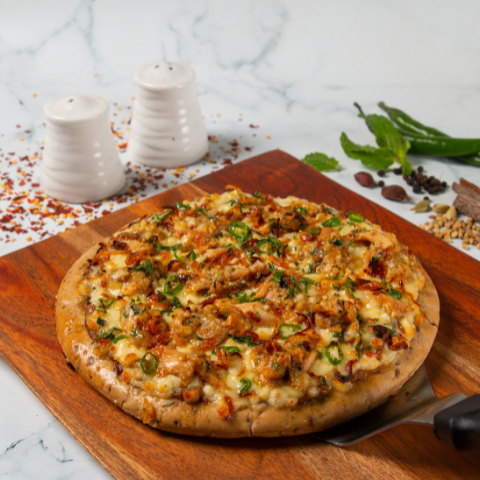 8 chicken haleem pizza