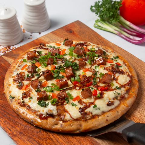 8" bbq chicken pizza