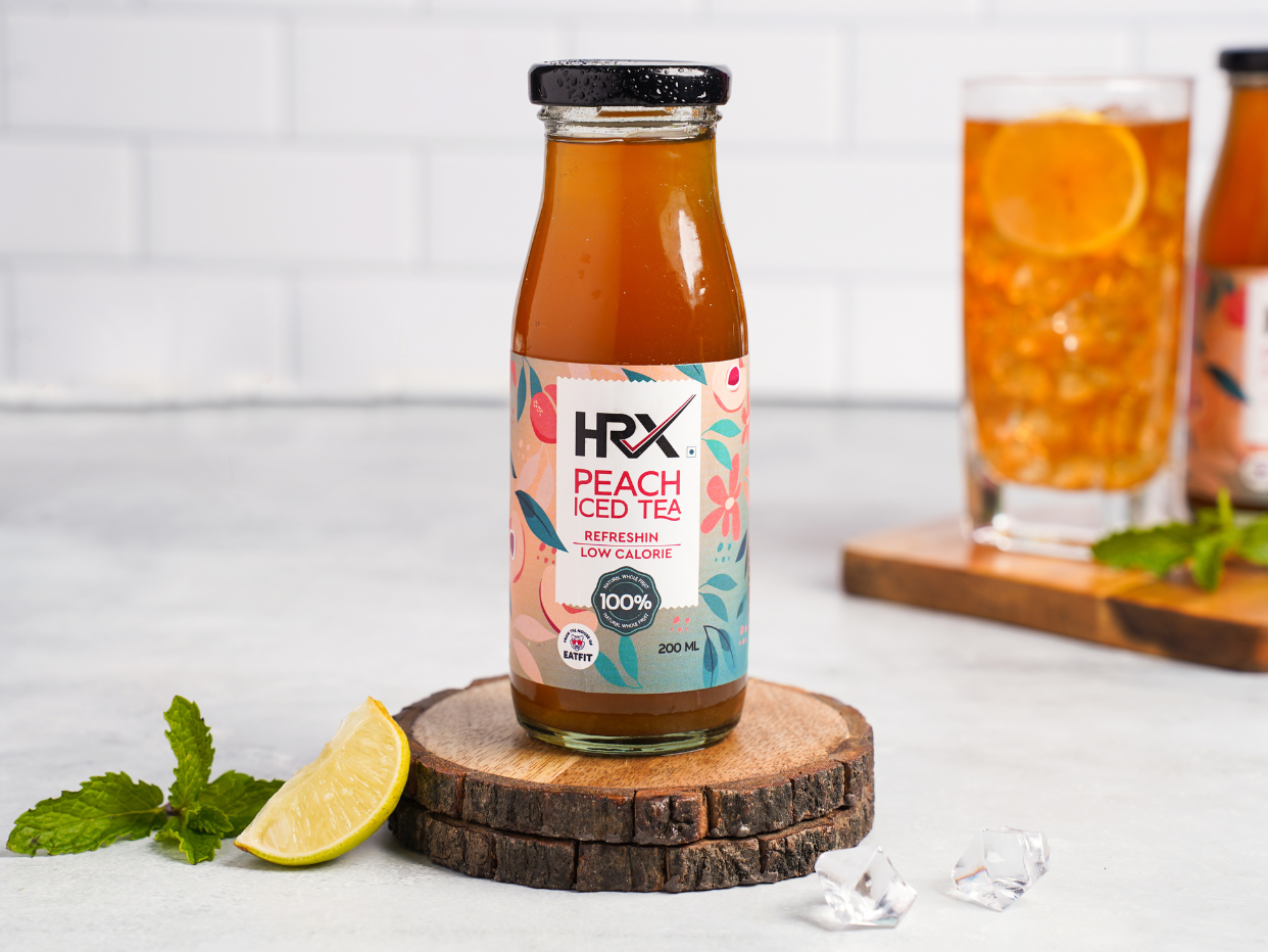 Peach ice tea