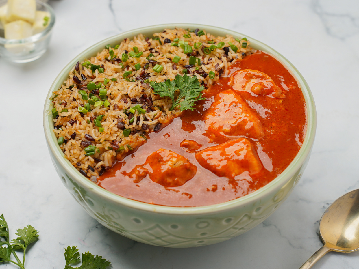 Butter chicken bowl