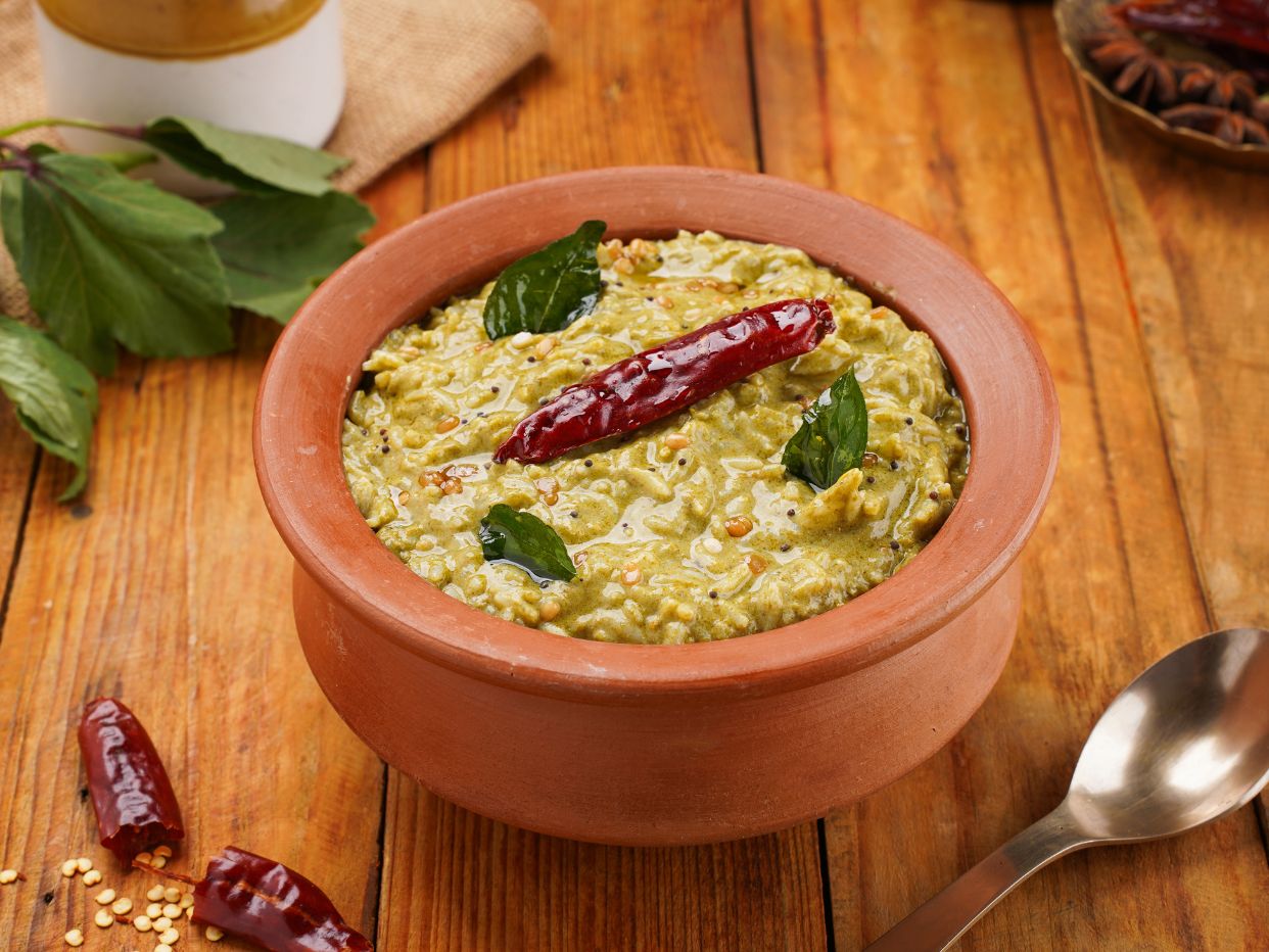 Andhra Special Gongura Curd Rice